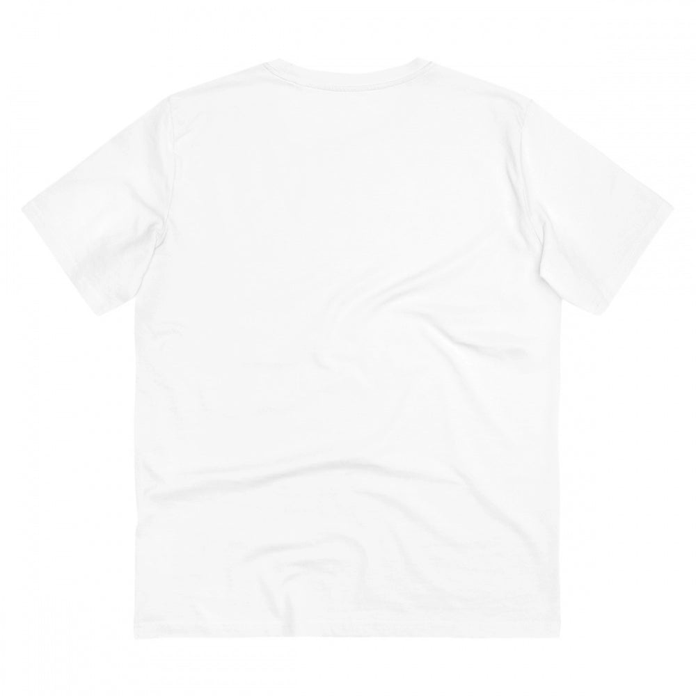 Generic Men's PC Cotton Marathi Desing Printed T Shirt (Color: White, Thread Count: 180GSM)