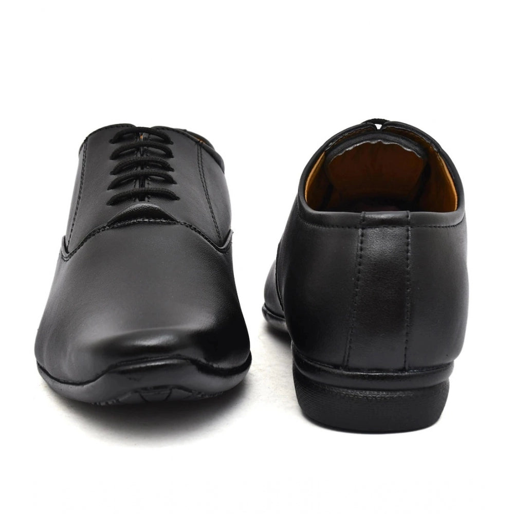 Generic Men's Faux Leather Formal Shoes (Black)