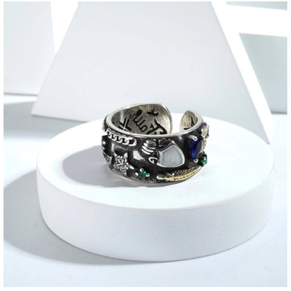 Generic Stainless Steel Imported High-Quality Office Wear Freesize Ring (Silver Plated)