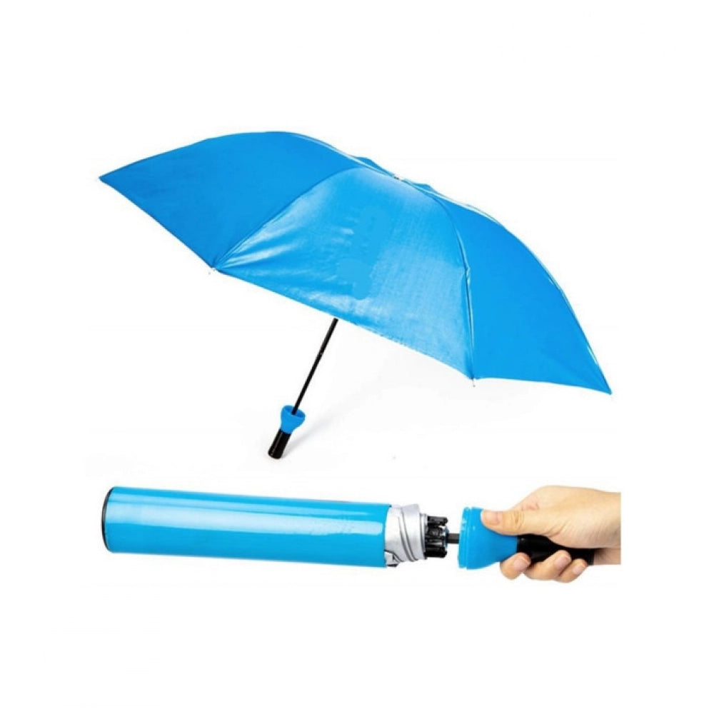 Generic Bottle-Shaped Umbrella – Compact Foldable Rain Protection (Color: Assorted )