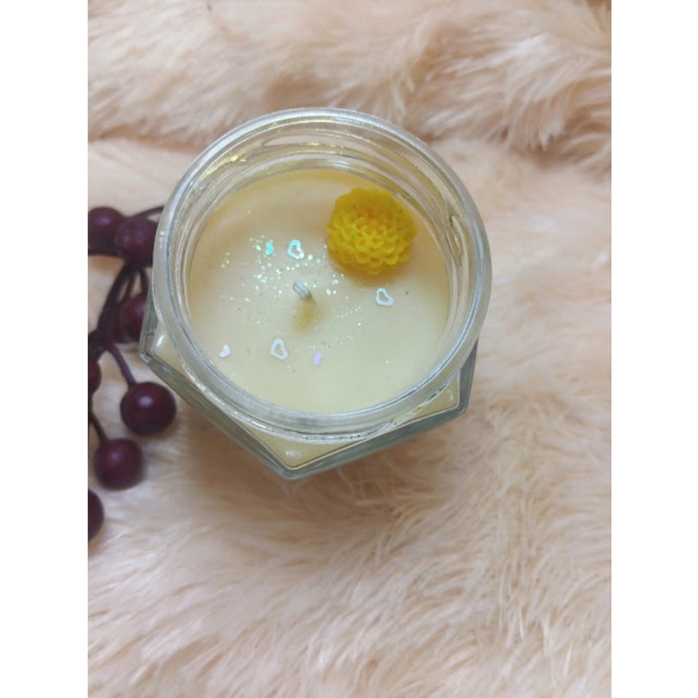 Generic Pack Of_2 Soy Wax And Bees Wax Blend Candles Liquid Volume 80